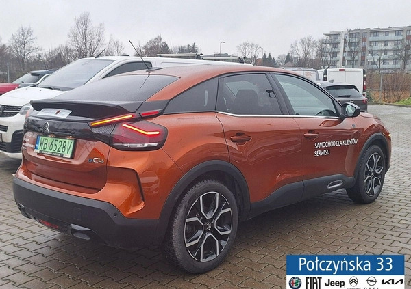 Citroen C4 cena 95890 przebieg: 30000, rok produkcji 2021 z Myślenice małe 301